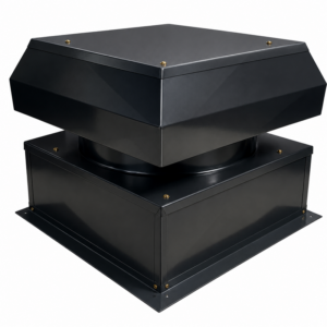 Ventilador axial tipo hongo con transmisión